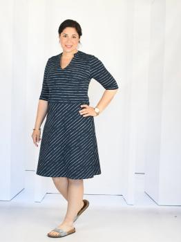 Preview: Papierschnittmuster lillesol women No.55 Kleid & Shirt Candela